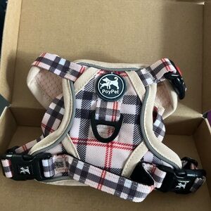 PoyPet Plaid Pet Harness....XS